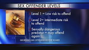 sex offender levels